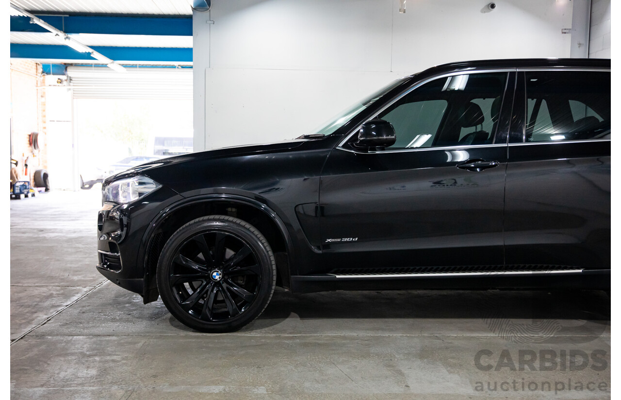 10/2014 BMW X5 Xdrive30d F15 MY15 4d Wagon Black Sapphire Metallic Turbo Diesel 3.0L