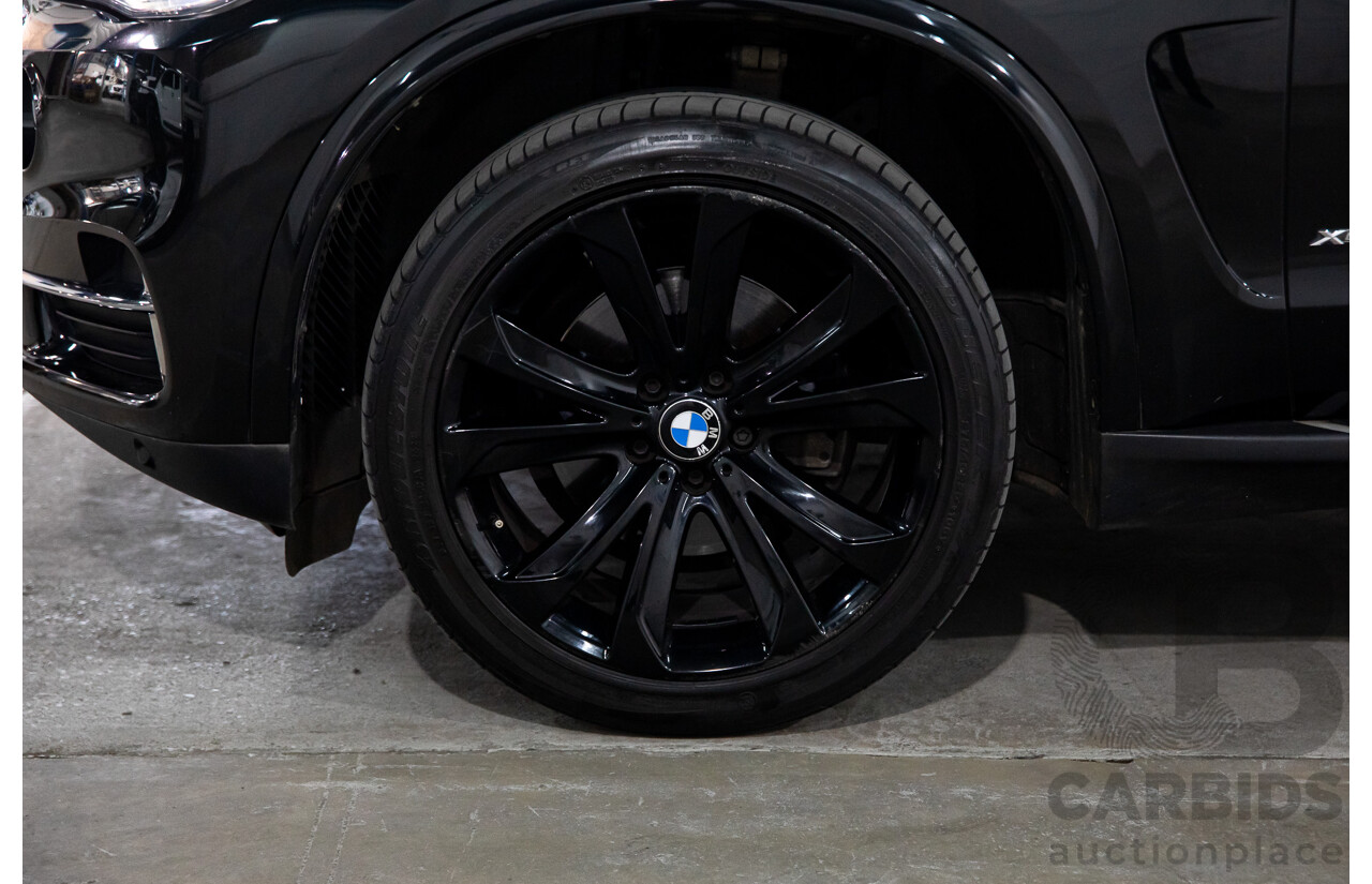 10/2014 BMW X5 Xdrive30d F15 MY15 4d Wagon Black Sapphire Metallic Turbo Diesel 3.0L