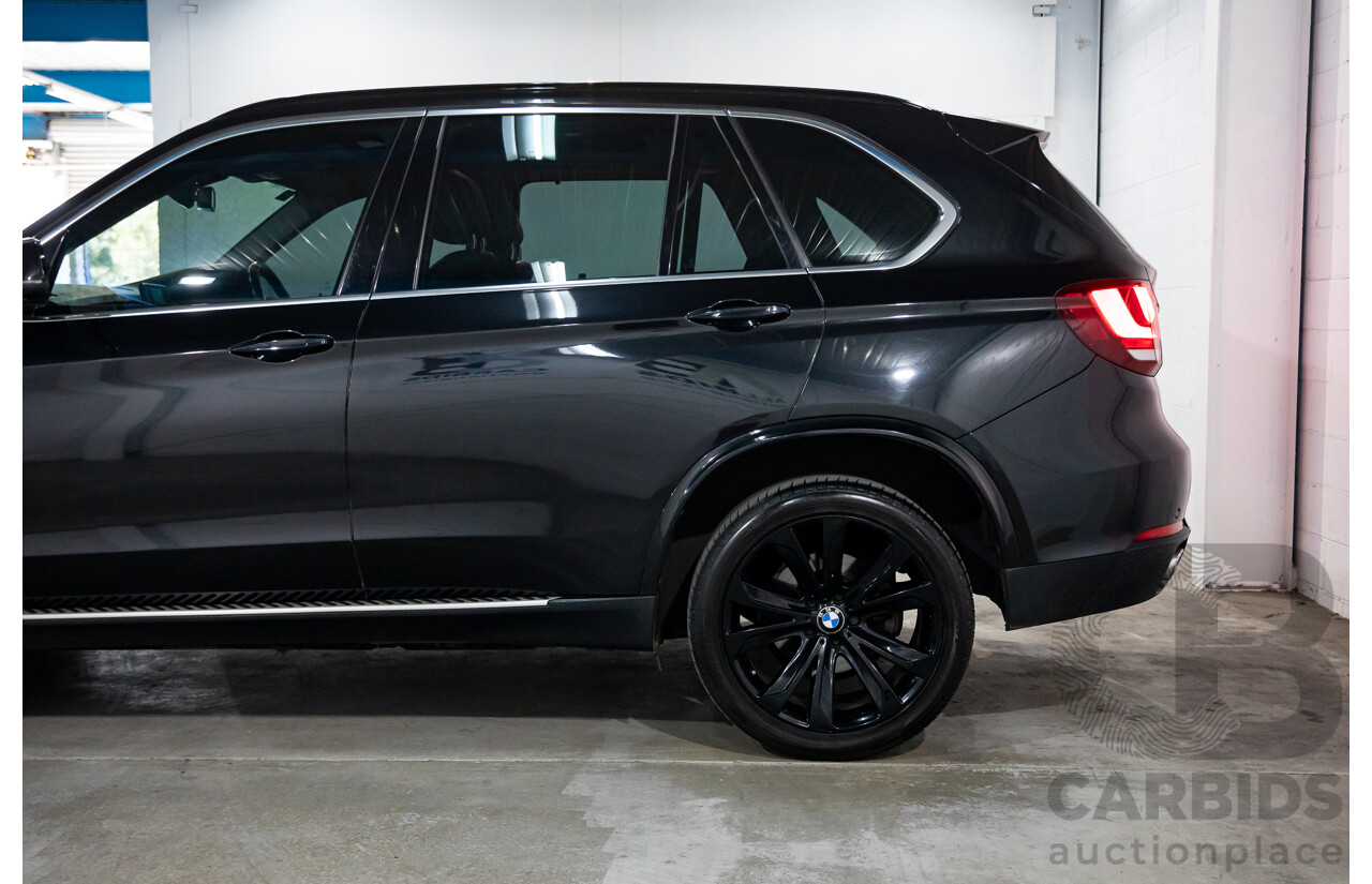 10/2014 BMW X5 Xdrive30d F15 MY15 4d Wagon Black Sapphire Metallic Turbo Diesel 3.0L