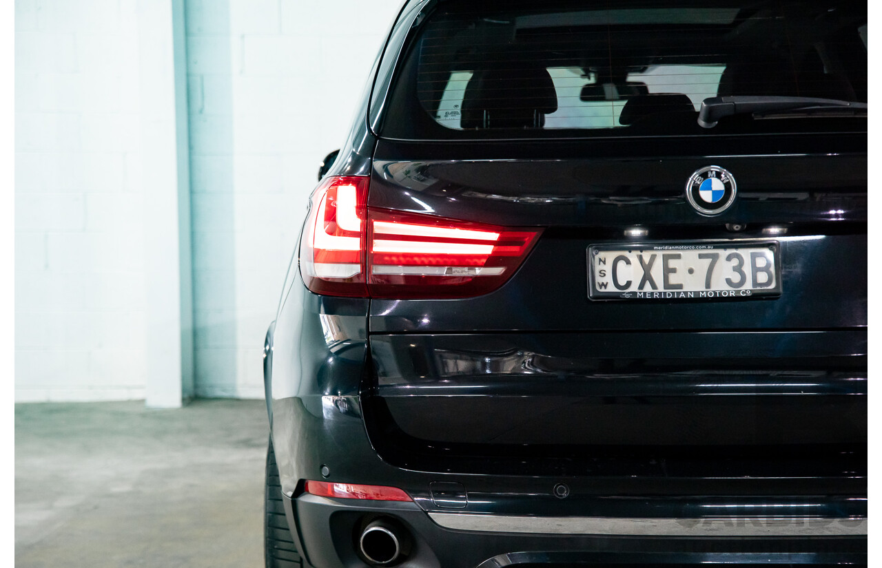 10/2014 BMW X5 Xdrive30d F15 MY15 4d Wagon Black Sapphire Metallic Turbo Diesel 3.0L