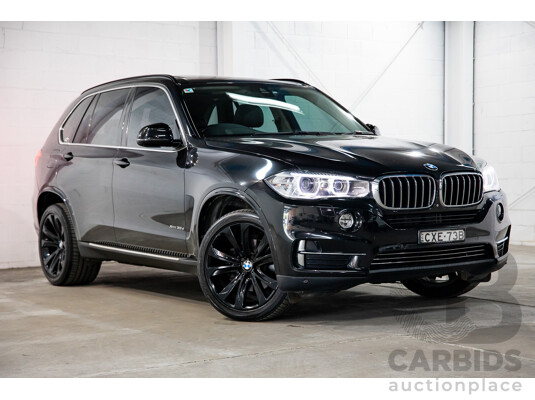 10/2014 BMW X5 Xdrive30d F15 MY15 4d Wagon Black Sapphire Metallic Turbo Diesel 3.0L