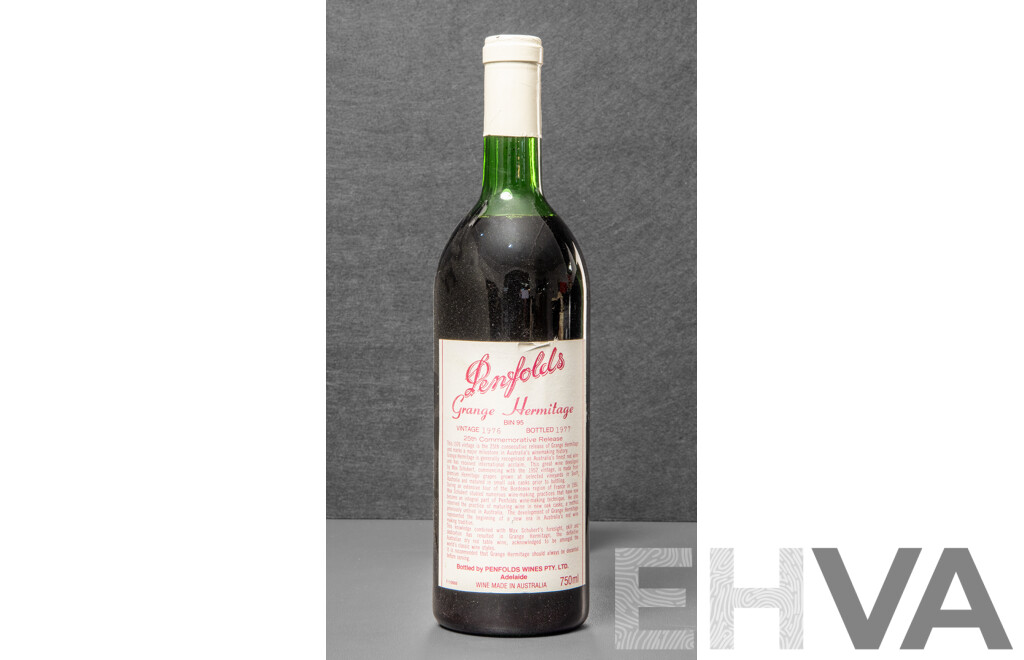 フランス　ヴィンテージ　Grange Penfolds Grange Hermitage Bin 95 - Lot 1660645 | EHVA