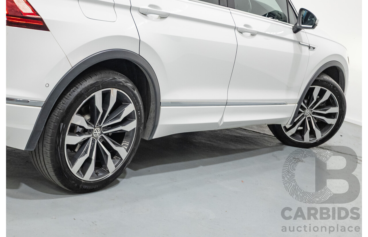 1/2018 Volkswagen Tiguan 162 TSI Highline R-Line (AWD) 5NA MY18 4d Wagon Pure White Turbo 2.0L
