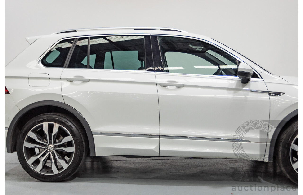 1/2018 Volkswagen Tiguan 162 TSI Highline R-Line (AWD) 5NA MY18 4d Wagon Pure White Turbo 2.0L