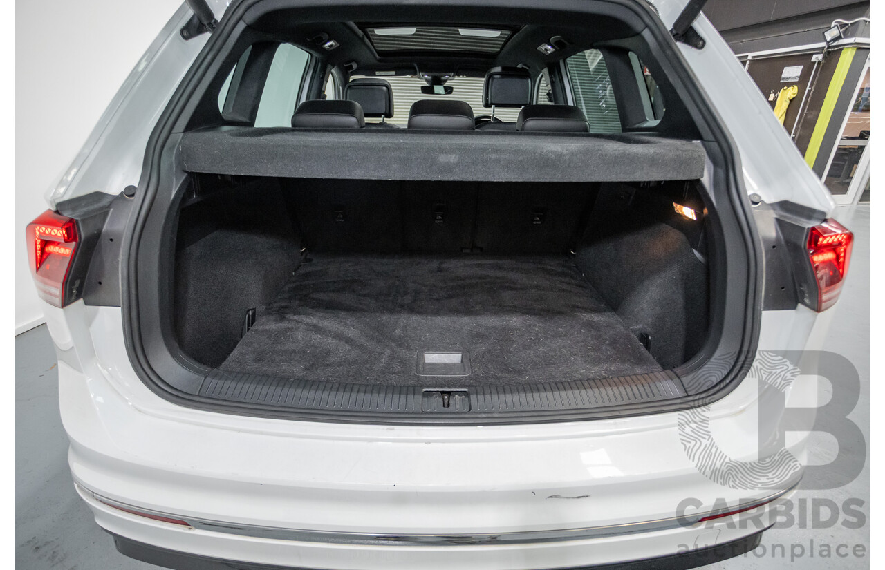 1/2018 Volkswagen Tiguan 162 TSI Highline R-Line (AWD) 5NA MY18 4d Wagon Pure White Turbo 2.0L