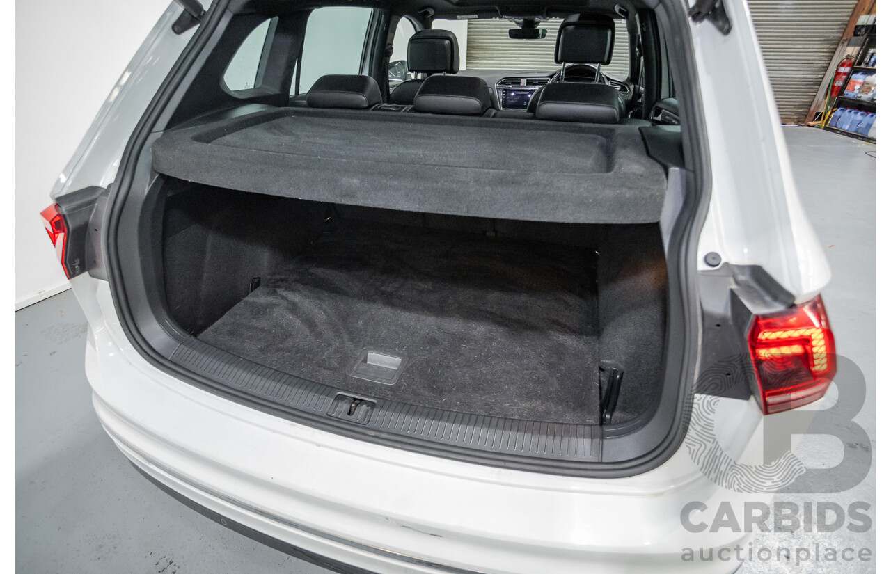 1/2018 Volkswagen Tiguan 162 TSI Highline R-Line (AWD) 5NA MY18 4d Wagon Pure White Turbo 2.0L