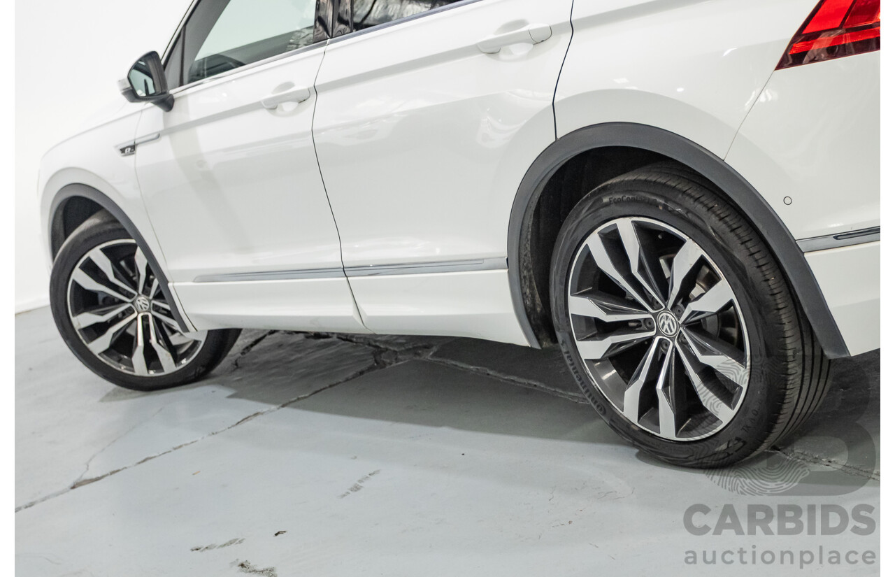 1/2018 Volkswagen Tiguan 162 TSI Highline R-Line (AWD) 5NA MY18 4d Wagon Pure White Turbo 2.0L