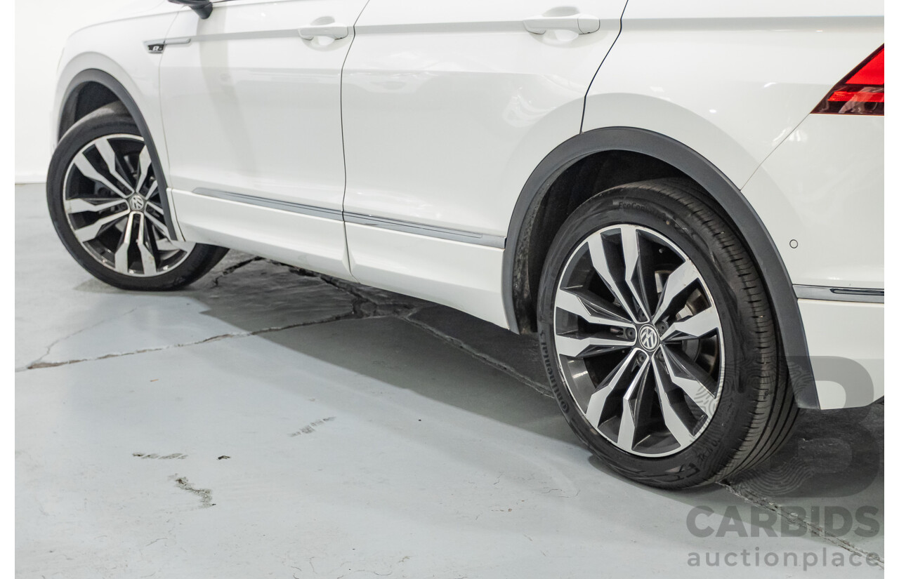 1/2018 Volkswagen Tiguan 162 TSI Highline R-Line (AWD) 5NA MY18 4d Wagon Pure White Turbo 2.0L