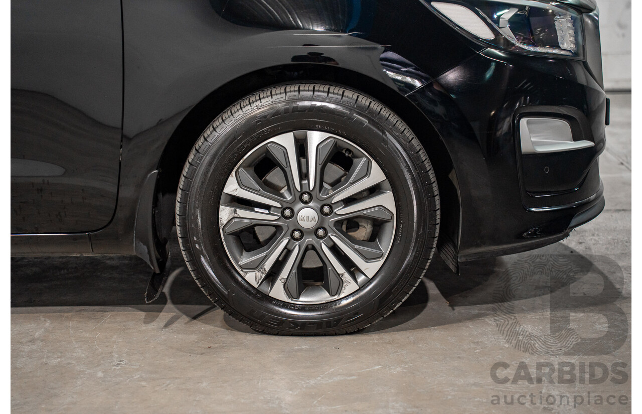 09/2019 Kia Carnival SLi (FWD) YP PE MY20 4d Wagon Aurora Black Pearl Turbo Diesel 2.2L