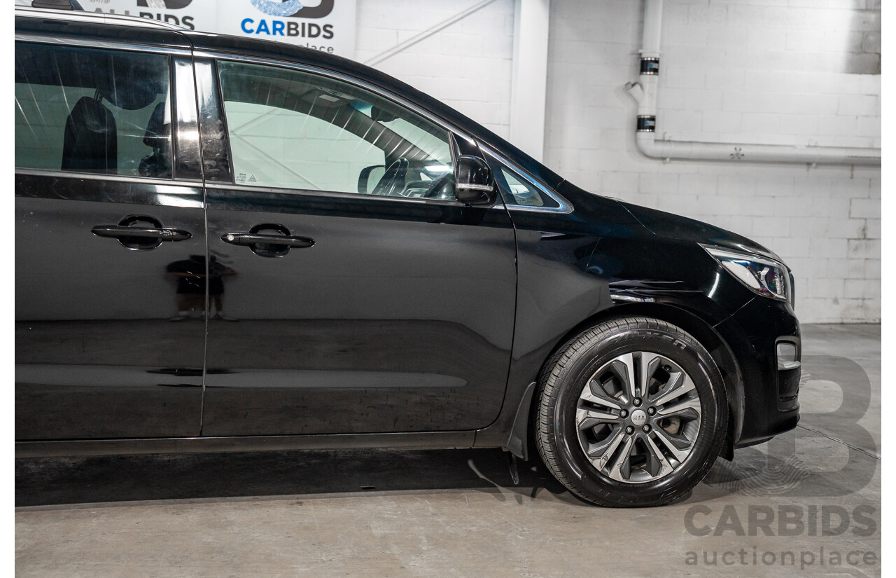 09/2019 Kia Carnival SLi (FWD) YP PE MY20 4d Wagon Aurora Black Pearl Turbo Diesel 2.2L