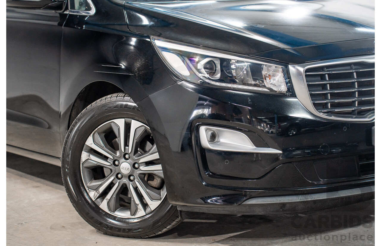 09/2019 Kia Carnival SLi (FWD) YP PE MY20 4d Wagon Aurora Black Pearl Turbo Diesel 2.2L