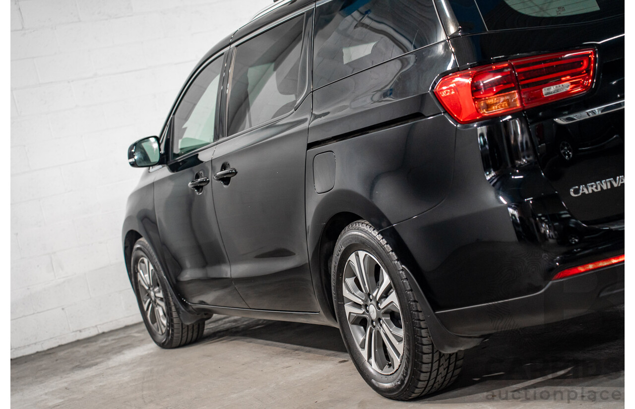 09/2019 Kia Carnival SLi (FWD) YP PE MY20 4d Wagon Aurora Black Pearl Turbo Diesel 2.2L