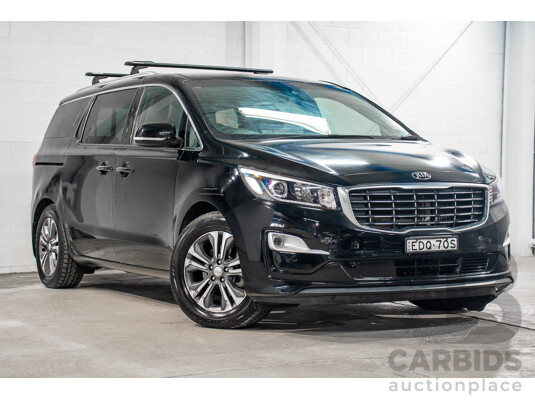 09/2019 Kia Carnival SLi (FWD) YP PE MY20 4d Wagon Aurora Black Pearl Turbo Diesel 2.2L
