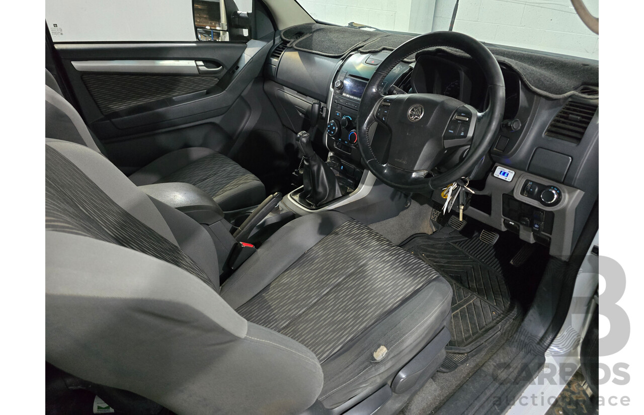 7/2013 Holden Colorado LX (4x4) RG Space C/Chas White Turbo Diesel 2.8L