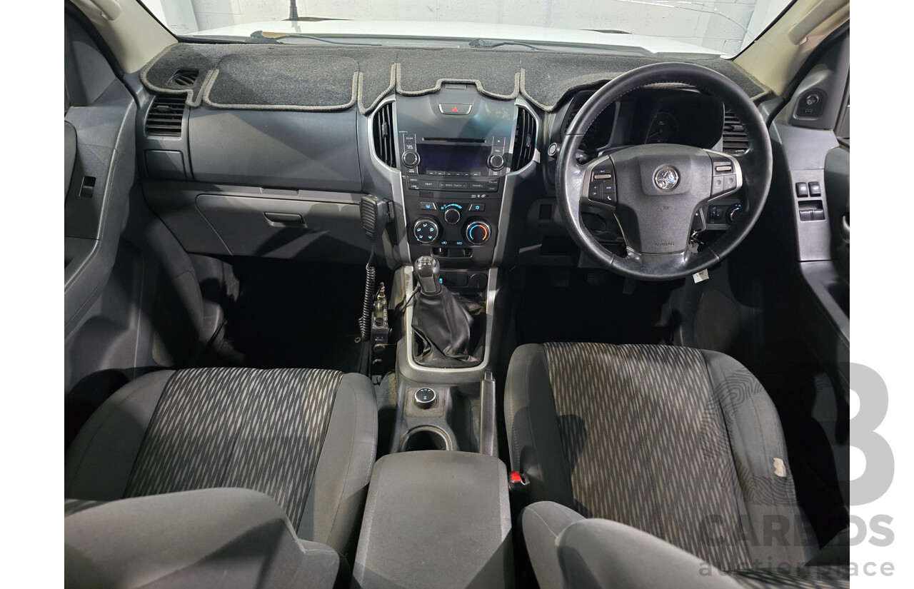 7/2013 Holden Colorado LX (4x4) RG Space C/Chas White Turbo Diesel 2.8L