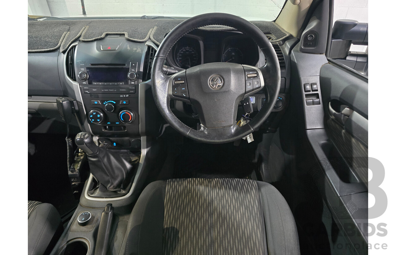 7/2013 Holden Colorado LX (4x4) RG Space C/Chas White Turbo Diesel 2.8L