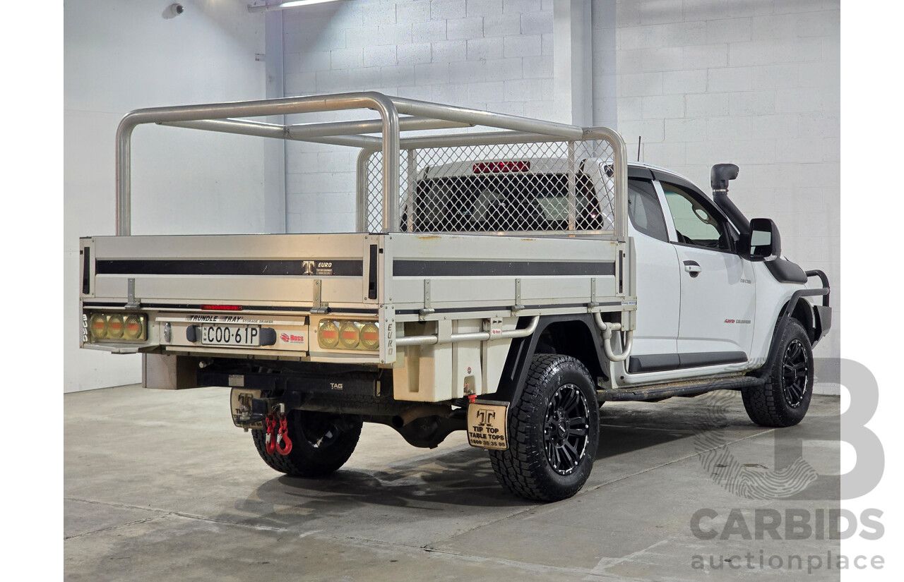 7/2013 Holden Colorado LX (4x4) RG Space C/Chas White Turbo Diesel 2.8L