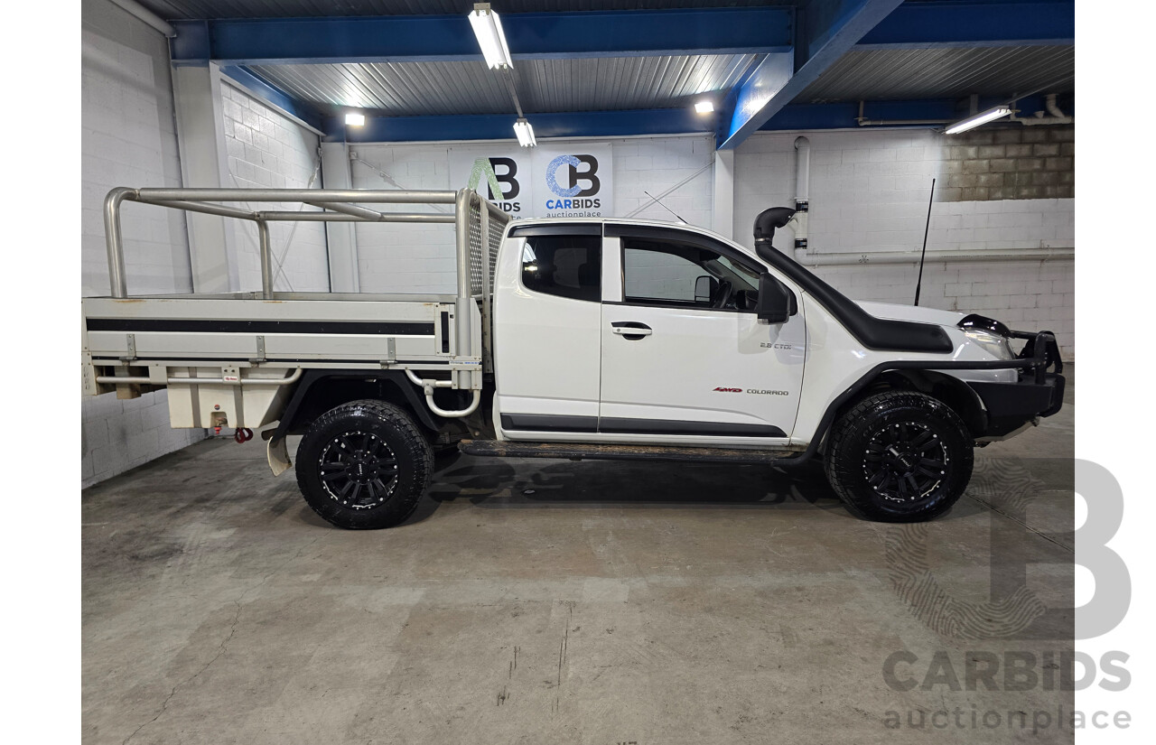 7/2013 Holden Colorado LX (4x4) RG Space C/Chas White Turbo Diesel 2.8L
