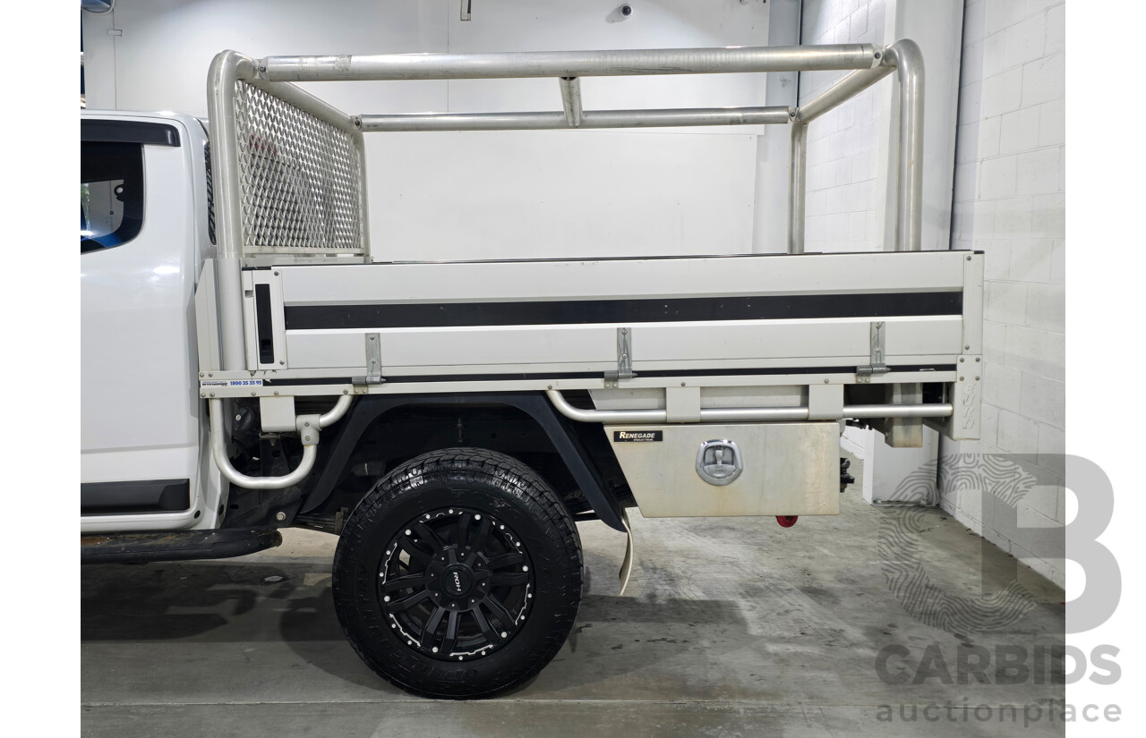 7/2013 Holden Colorado LX (4x4) RG Space C/Chas White Turbo Diesel 2.8L