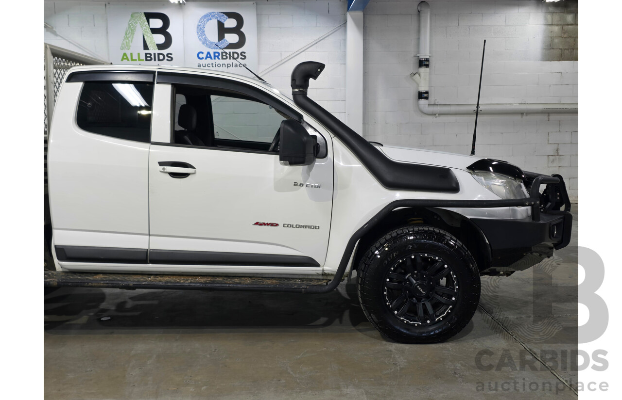 7/2013 Holden Colorado LX (4x4) RG Space C/Chas White Turbo Diesel 2.8L