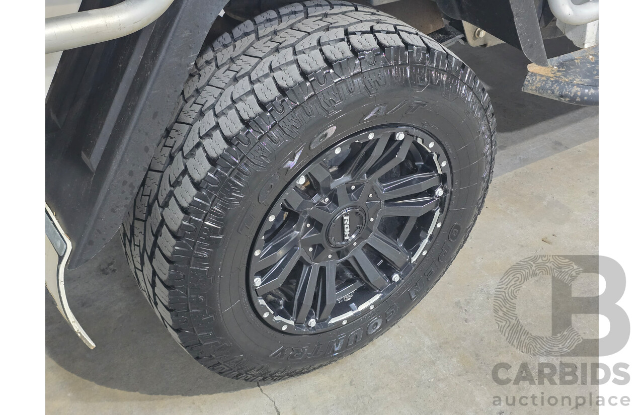 7/2013 Holden Colorado LX (4x4) RG Space C/Chas White Turbo Diesel 2.8L