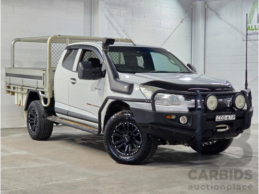 7/2013 Holden Colorado LX (4x4) RG Space C/Chas White Turbo Diesel 2.8L