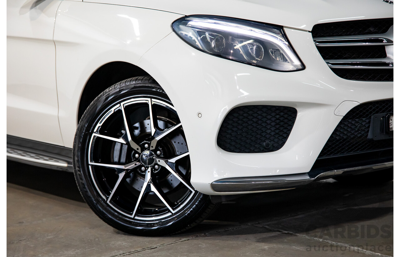 09/2017 Mercedes-Benz GLE 350d AMG Line 4Matic (AWD) 166 MY17 4d Wagon Polar White Turbo Diesel V6 3.0L