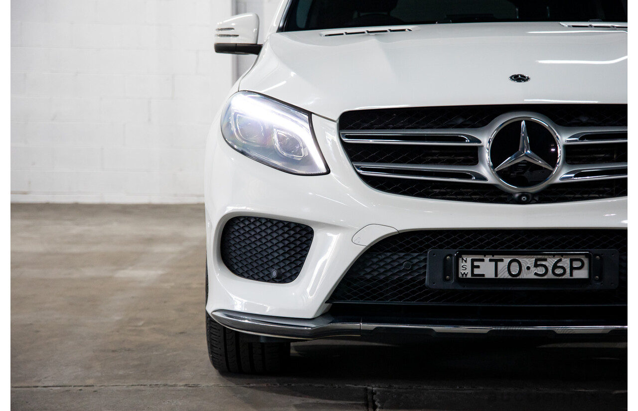 09/2017 Mercedes-Benz GLE 350d AMG Line 4Matic (AWD) 166 MY17 4d Wagon Polar White Turbo Diesel V6 3.0L