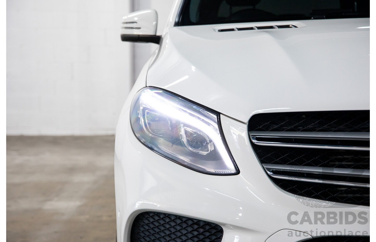 09/2017 Mercedes-Benz GLE 350d AMG Line 4Matic (AWD) 166 MY17 4d Wagon Polar White Turbo Diesel V6 3.0L