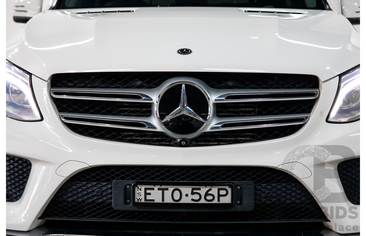09/2017 Mercedes-Benz GLE 350d AMG Line 4Matic (AWD) 166 MY17 4d Wagon Polar White Turbo Diesel V6 3.0L