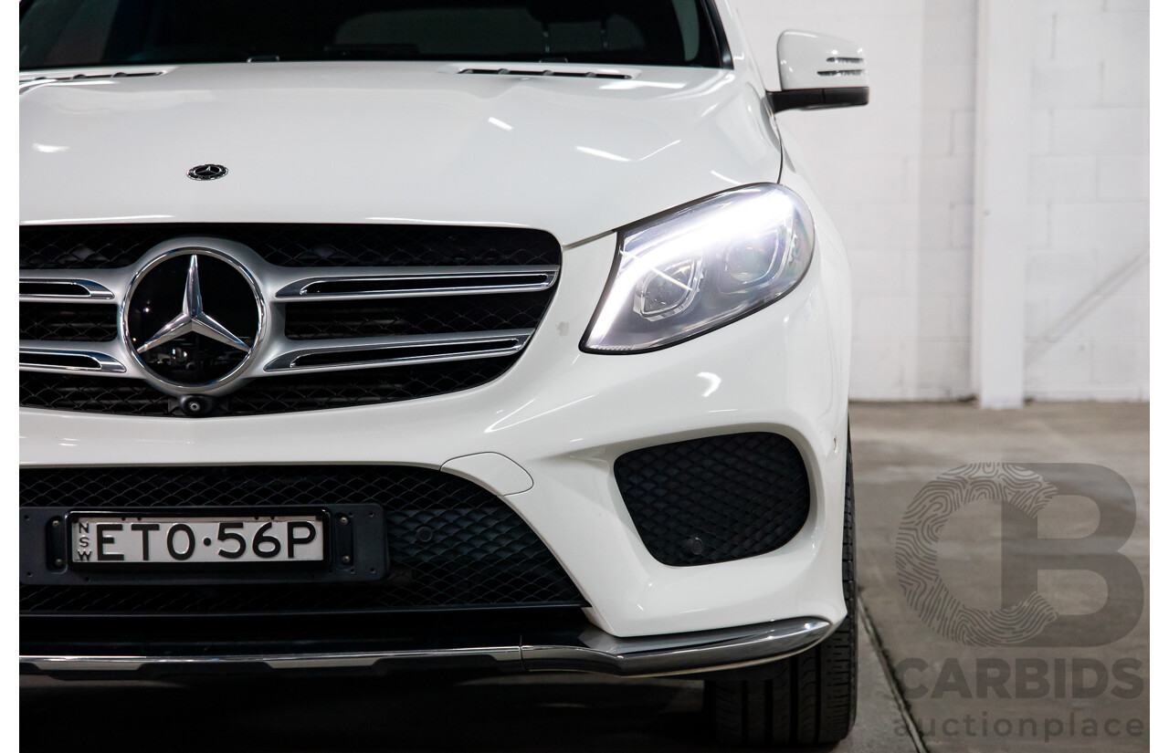 09/2017 Mercedes-Benz GLE 350d AMG Line 4Matic (AWD) 166 MY17 4d Wagon Polar White Turbo Diesel V6 3.0L