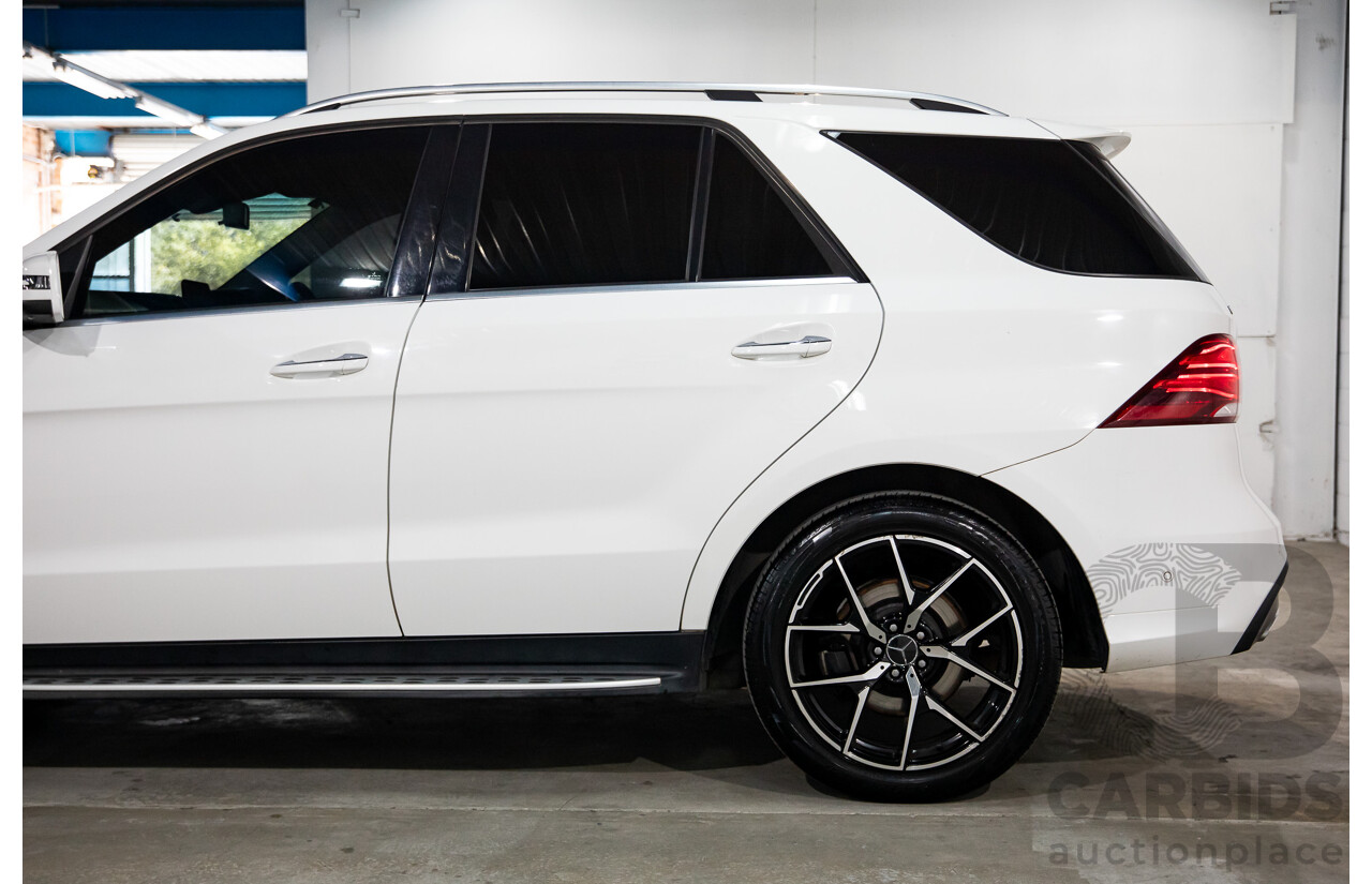 09/2017 Mercedes-Benz GLE 350d AMG Line 4Matic (AWD) 166 MY17 4d Wagon Polar White Turbo Diesel V6 3.0L