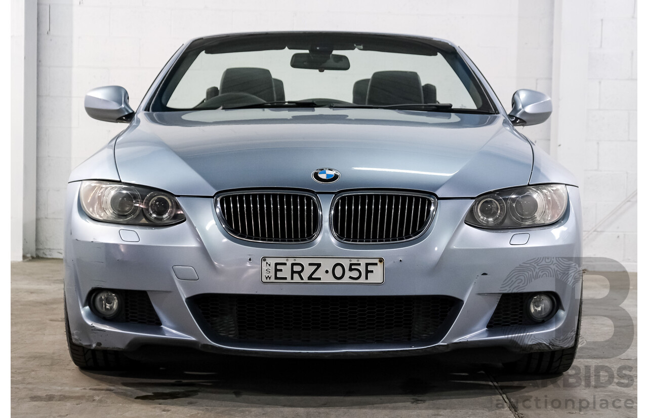 1/2009 BMW 325i M Sport E93 MY09 2d Convertible Bluewater Metallic 2.5L - 5/13 Import