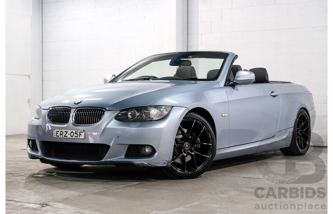 1/2009 BMW 325i M Sport E93 MY09 2d Convertible Bluewater Metallic 2.5L - 5/13 Import
