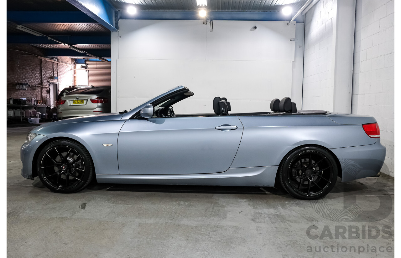 1/2009 BMW 325i M Sport E93 MY09 2d Convertible Bluewater Metallic 2.5L - 5/13 Import