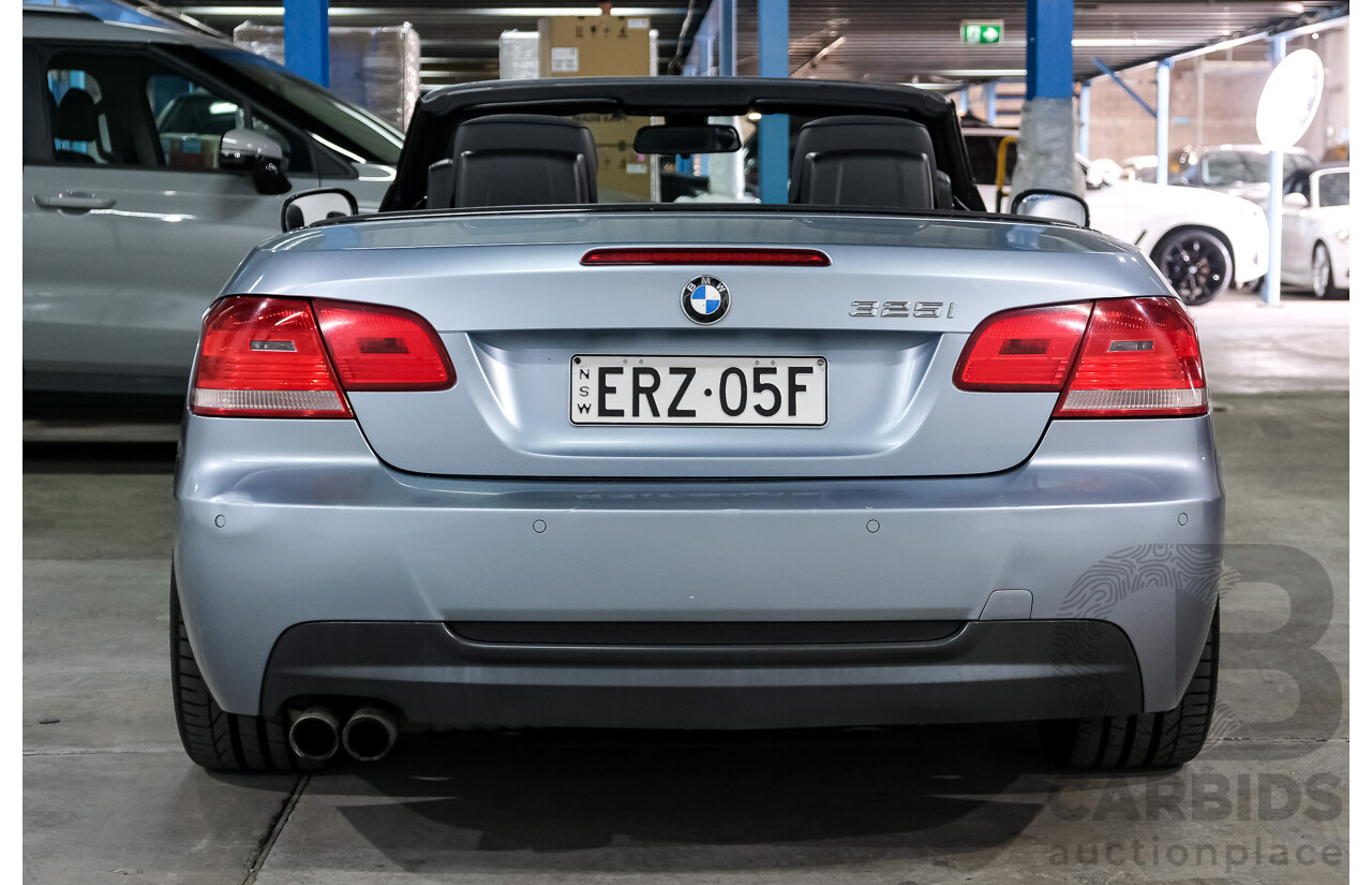 1/2009 BMW 325i M Sport E93 MY09 2d Convertible Bluewater Metallic 2.5L - 5/13 Import