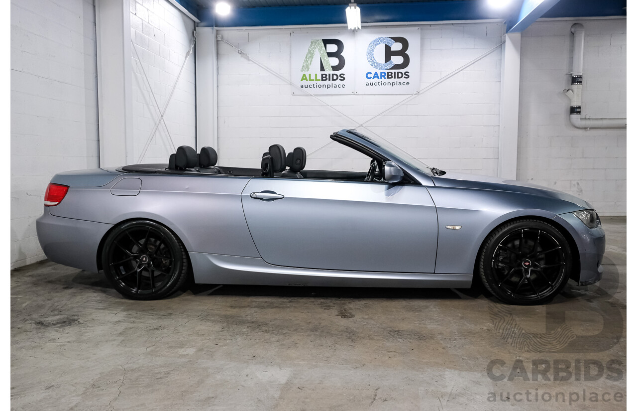 1/2009 BMW 325i M Sport E93 MY09 2d Convertible Bluewater Metallic 2.5L - 5/13 Import