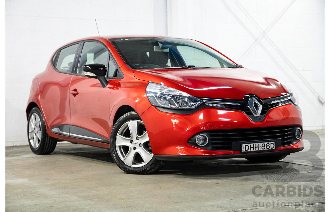 06/2016 Renault Clio Expression (FWD) X98 5d Hatchback Red Turbo 1.2L