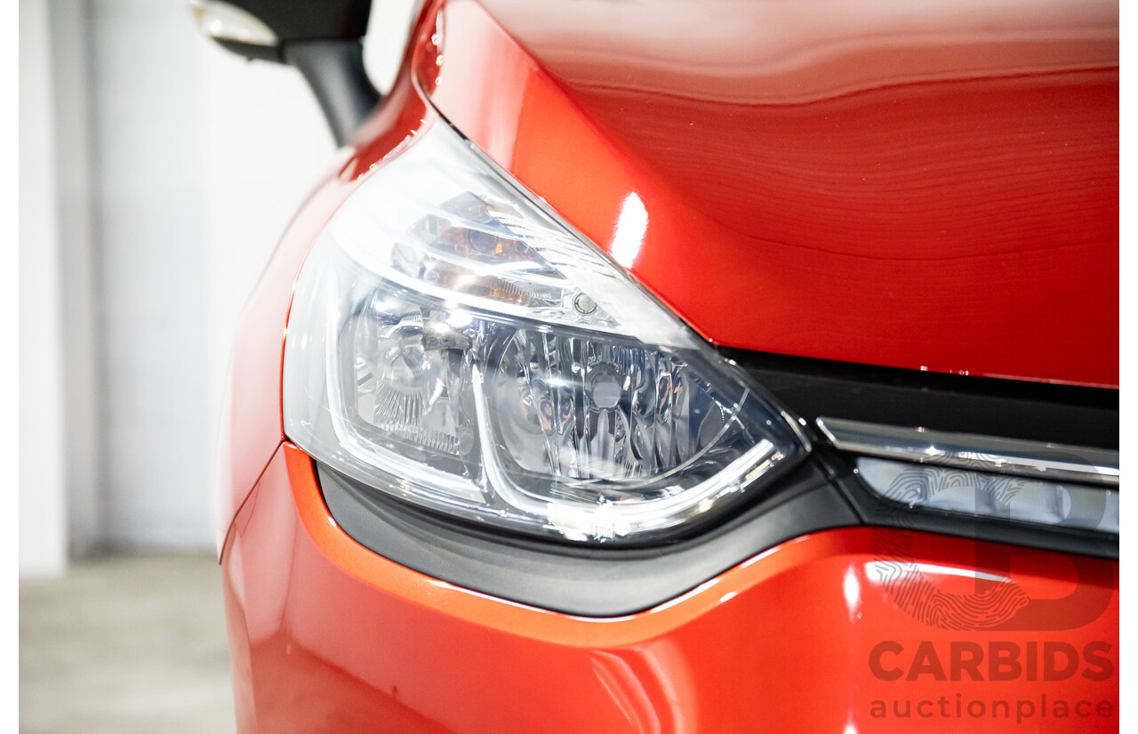 06/2016 Renault Clio Expression (FWD) X98 5d Hatchback Red Turbo 1.2L