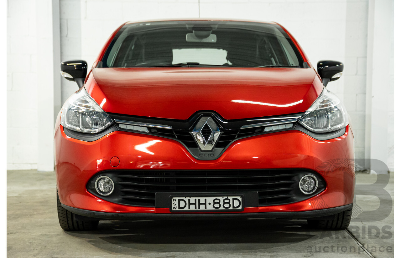 06/2016 Renault Clio Expression (FWD) X98 5d Hatchback Red Turbo 1.2L