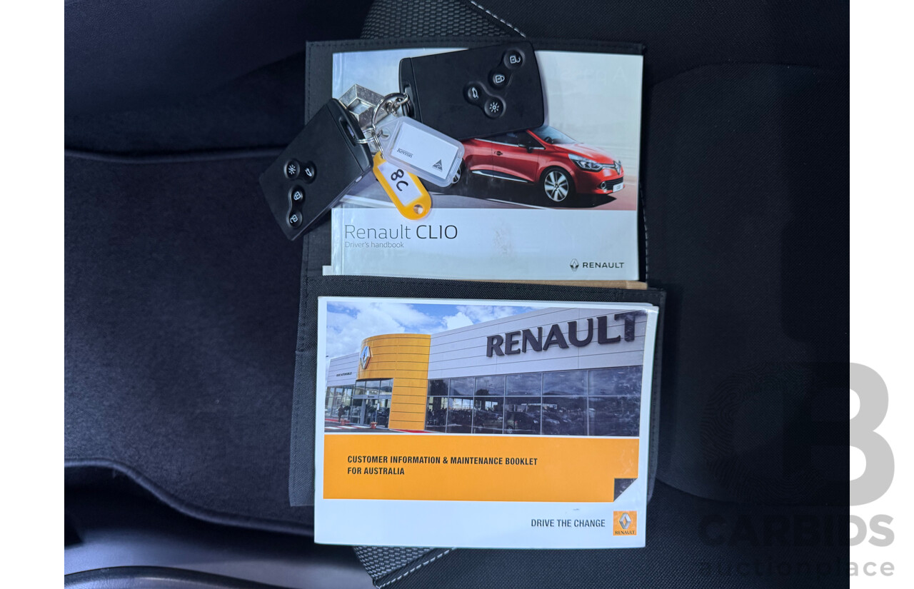 06/2016 Renault Clio Expression (FWD) X98 5d Hatchback Red Turbo 1.2L