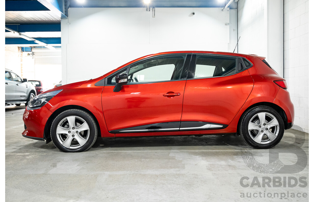 06/2016 Renault Clio Expression (FWD) X98 5d Hatchback Red Turbo 1.2L