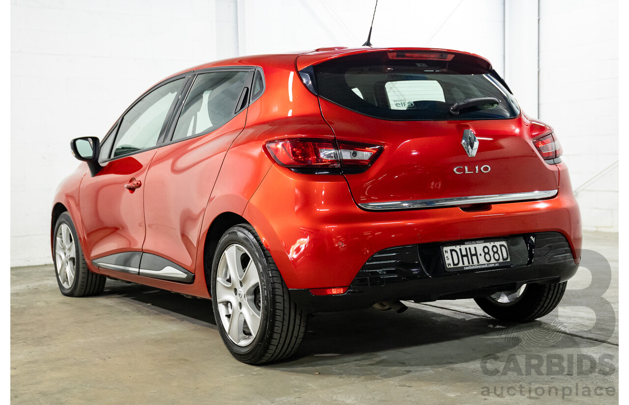 06/2016 Renault Clio Expression (FWD) X98 5d Hatchback Red Turbo 1.2L