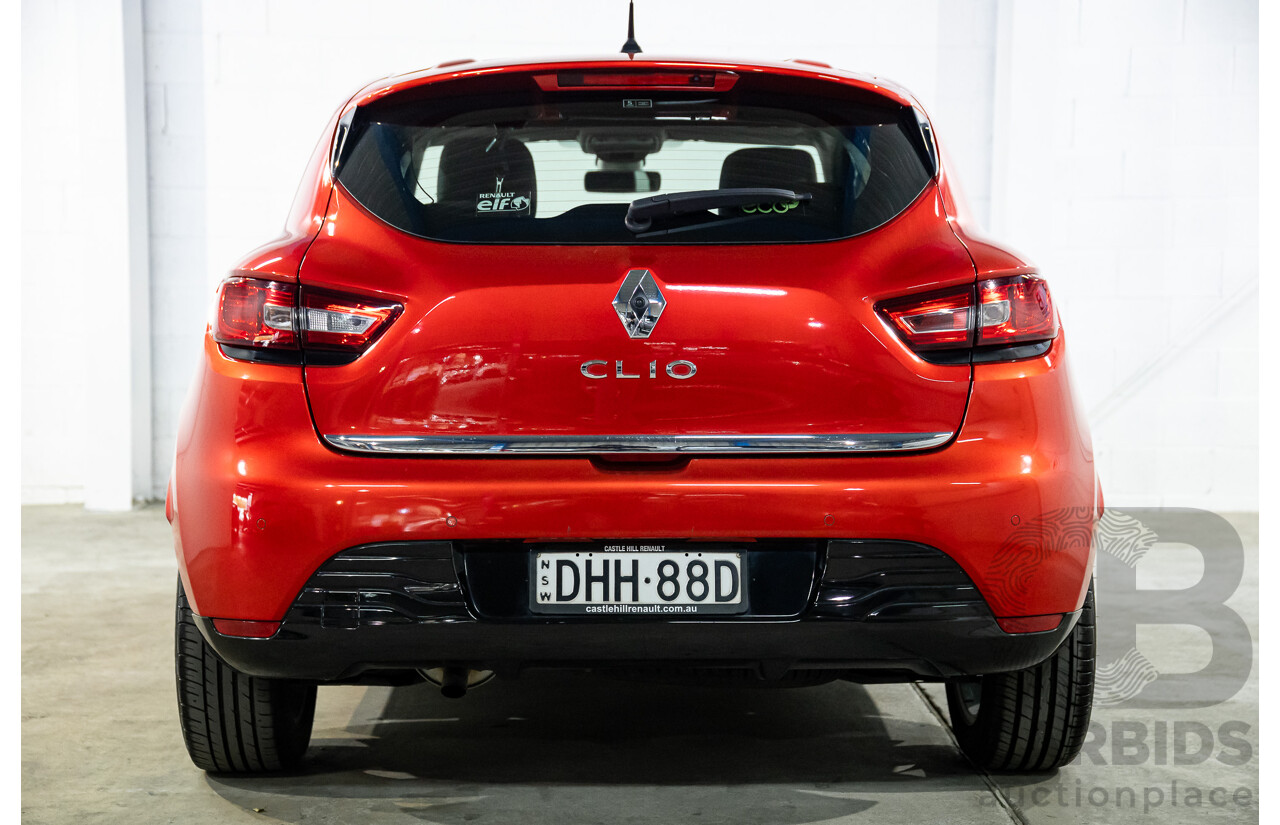 06/2016 Renault Clio Expression (FWD) X98 5d Hatchback Red Turbo 1.2L