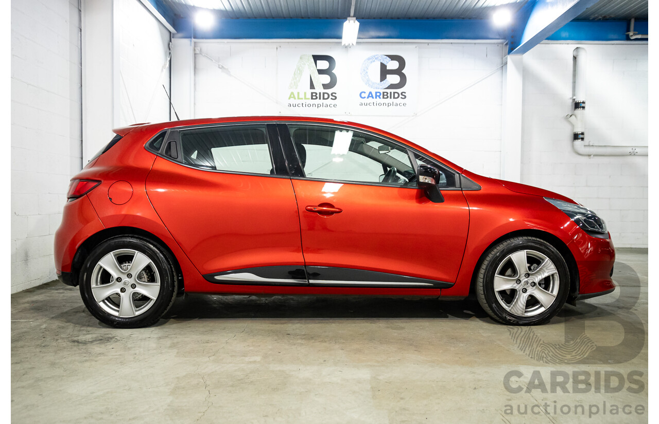 06/2016 Renault Clio Expression (FWD) X98 5d Hatchback Red Turbo 1.2L