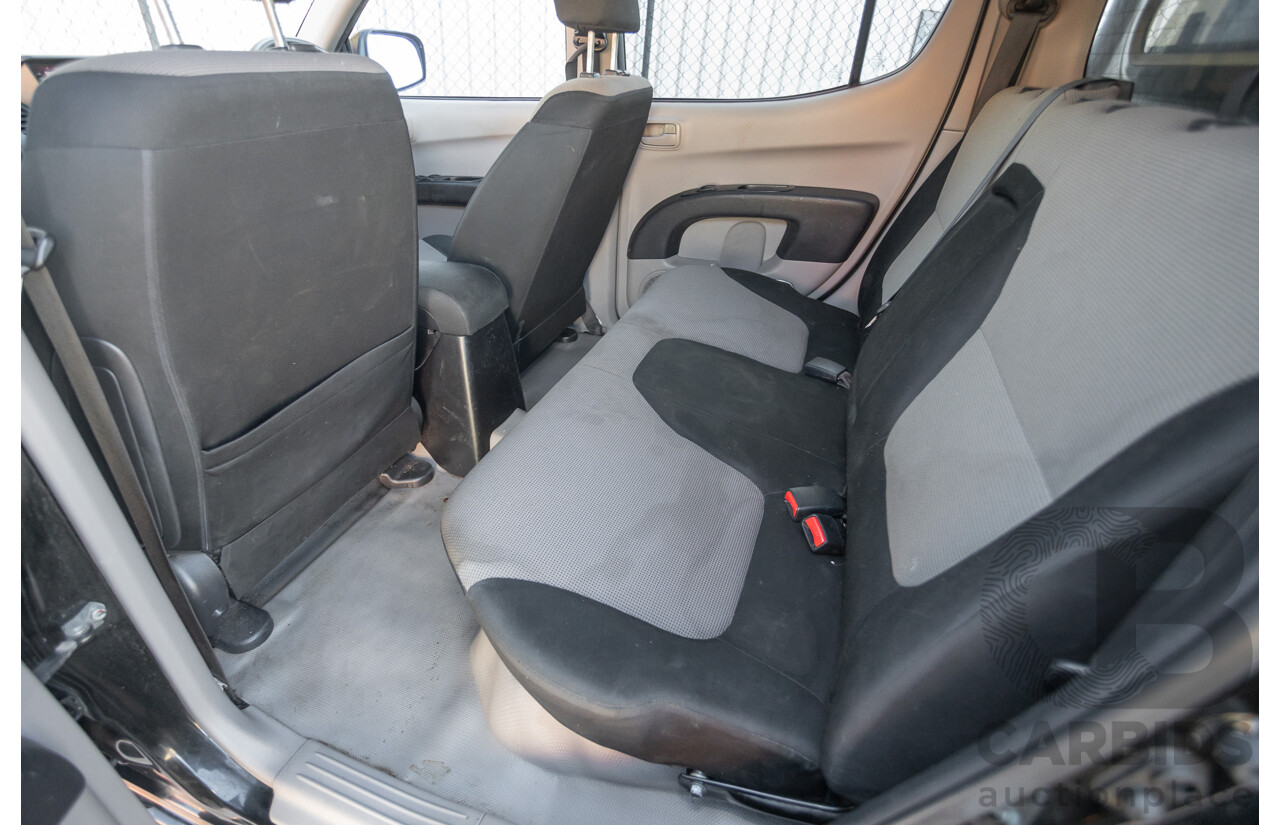 05/2015 Mitsubishi Triton GLX (4x4)  MN MY15 Double Cab Utility Black Turbo Diesel 2.5L