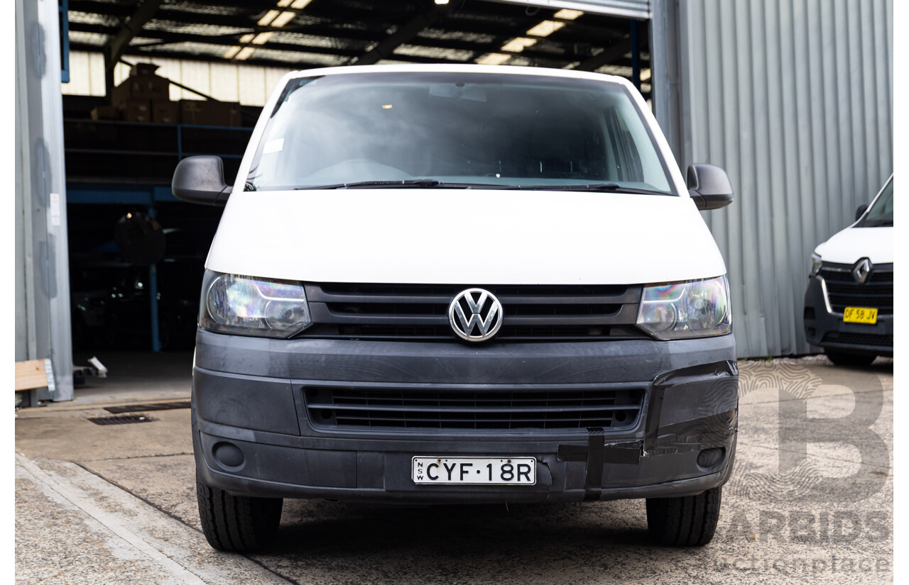 3/2015 Volkswagen Transporter TDI 340 LWB Low T5 MY15 Van Candy White Turbo Diesel 2.0L
