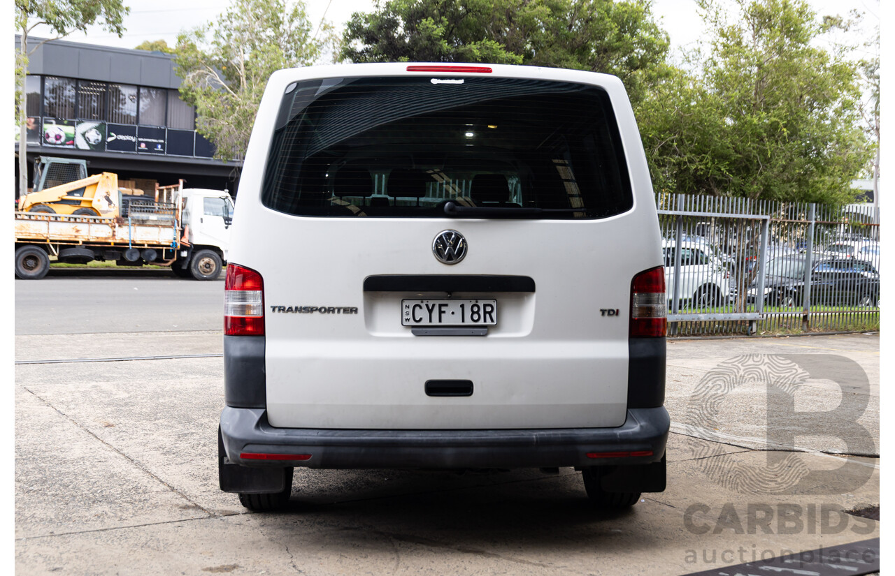 3/2015 Volkswagen Transporter TDI 340 LWB Low T5 MY15 Van Candy White Turbo Diesel 2.0L