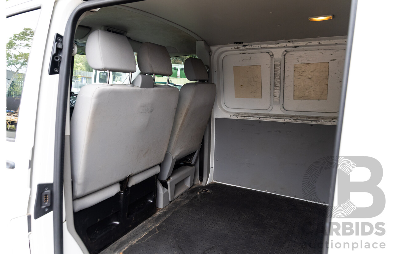 3/2015 Volkswagen Transporter TDI 340 LWB Low T5 MY15 Van Candy White Turbo Diesel 2.0L