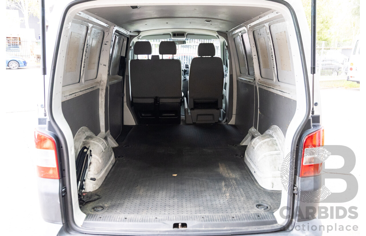 3/2015 Volkswagen Transporter TDI 340 LWB Low T5 MY15 Van Candy White Turbo Diesel 2.0L